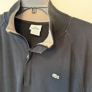 Lacoste Black and Gray Pullover